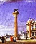 St. Mark's Column in Venice Richard Parkes Bonington